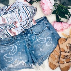 Lucky Brand Distressed Cut Off Short